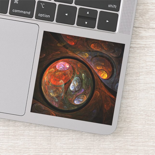 Adesivo Fluid Connection Abstrato Art (Detalhe)