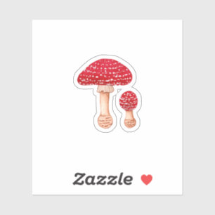 Adesivo Fly Agaric (Amanita muscaria)