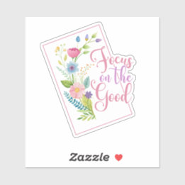 Adesivo Foco da flor selvagem no bem