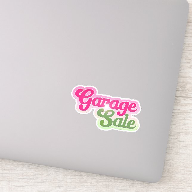 Adesivo Fofo de Venda de Garagem (Detalhe)