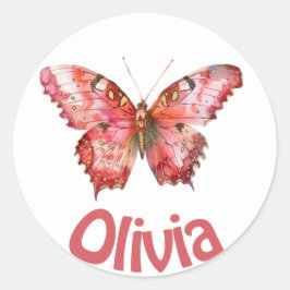 Adesivo fofo personalizado/Selo clássico redondo