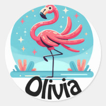 Adesivo fofo personalizado/Selo clássico redondo