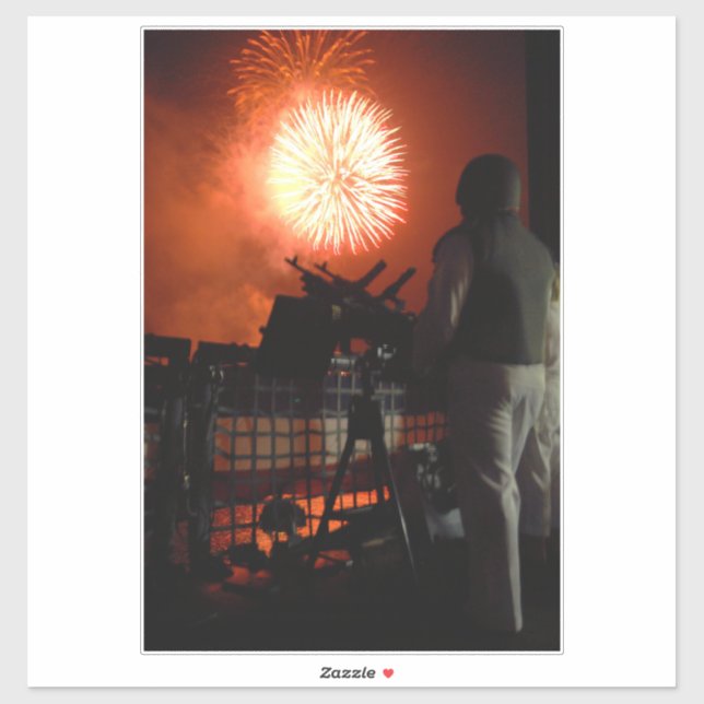 Adesivo Fogos de artifício da Independência do Marinho dos (Folha)