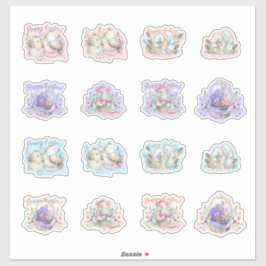 Adesivo Foguete de Pássaros da Páscoa