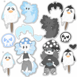 Adesivo Folha adesiva azul e preto