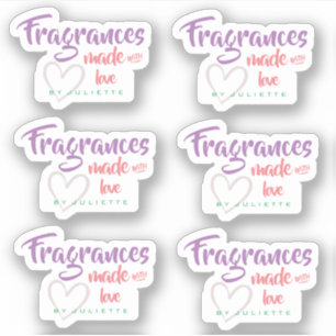 Adesivo Folha adesiva de Pastel com Fragrâncias Cardíaca