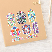 Folha adesiva Folclore