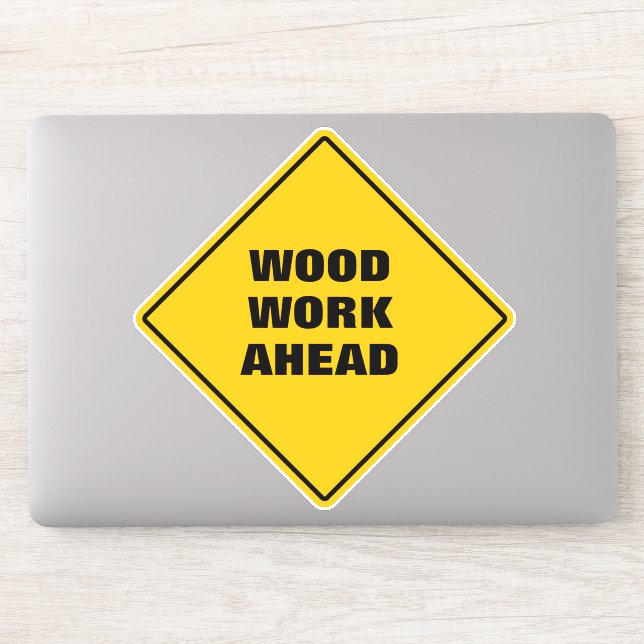 Adesivo Folha amarela engraçada para frente sinalização ro (Computador)