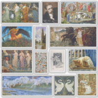 Folha de Autocolantes da Galeria de Artes Walter C