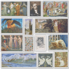 Adesivo Folha de Autocolantes da Galeria de Artes Walter C