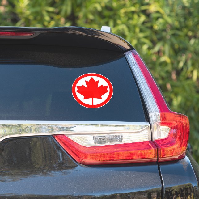 Adesivo Folha de Mapeamento do Canadá (Lado do carro)
