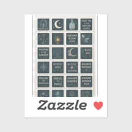 Adesivo Folha de palitos para jardins místicos - Florais i