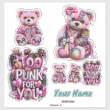 Folha de Urso Punk Personalizado