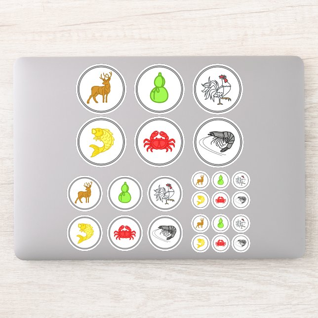 Adesivo Folha de vinil para caranguejo de peixe (Computador)