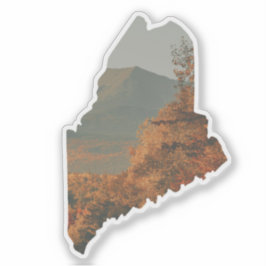 Adesivo Folhagem de queda em Katahdin no Maine Sticker