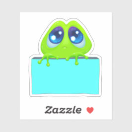 Adesivo Folheto Colorido do Sapo de Planner Bonito