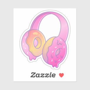 Adesivo Fone de Rosquinha da Gamer Girl Pastel