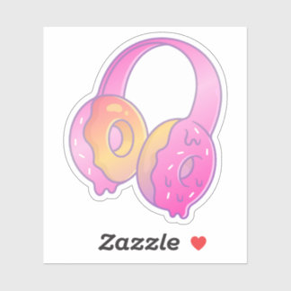 Adesivo Fone de Rosquinha da Gamer Girl Pastel