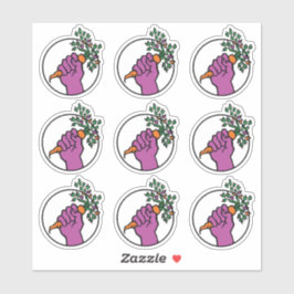 Adesivo Food Not Bombs sticker sheet