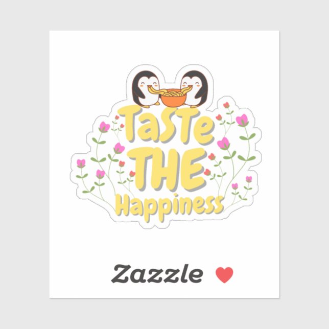 Adesivo Food Quote Sticker  (Folha)