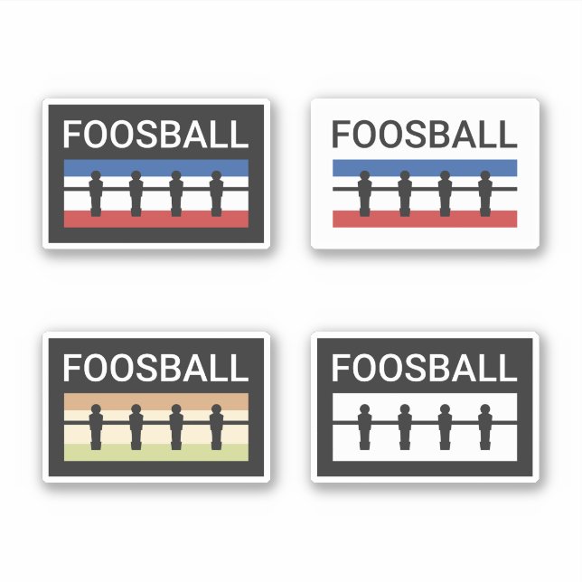 Adesivo Foosball Retro (Frente)