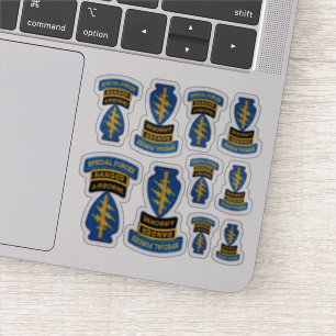 Adesivo Forças Especiais do Exército - Beretes Verdes - 