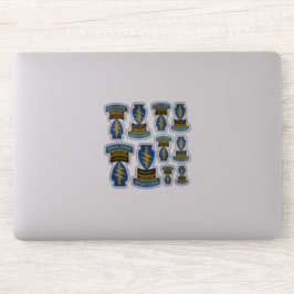 Adesivo Forças Especiais do Exército SFGA SFG - Berets Ver