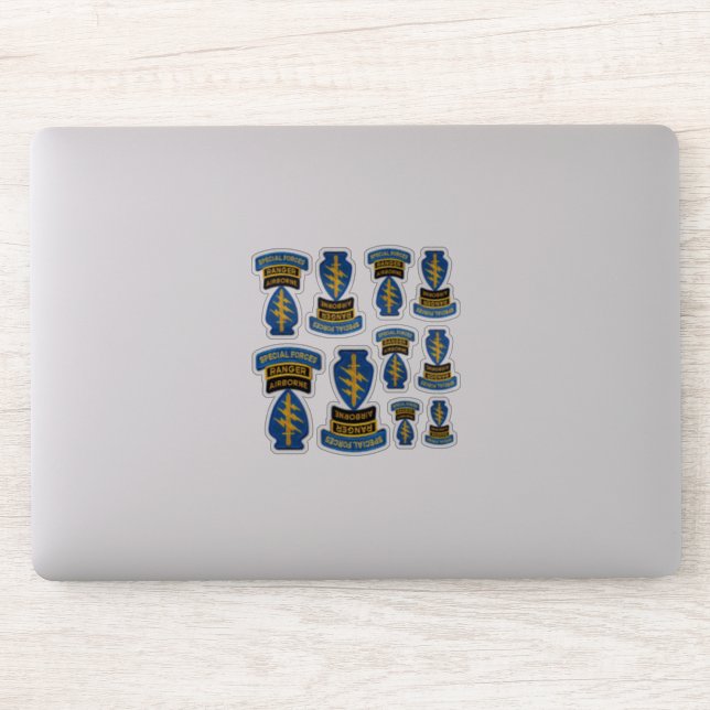 Adesivo Forças Especiais do Exército SFGA SFG - Berets Ver (Computador)