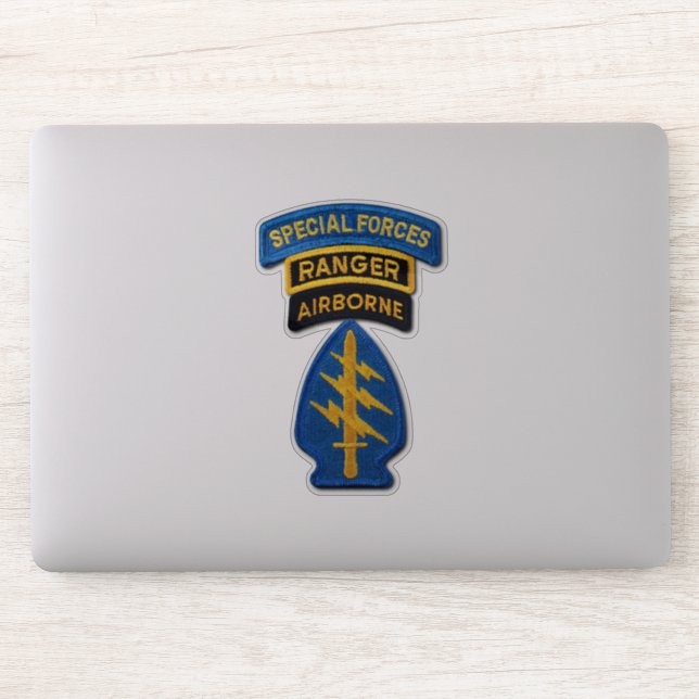 Adesivo Forças Especiais do Exército SFGA SFG - Berets Ver (Computador)