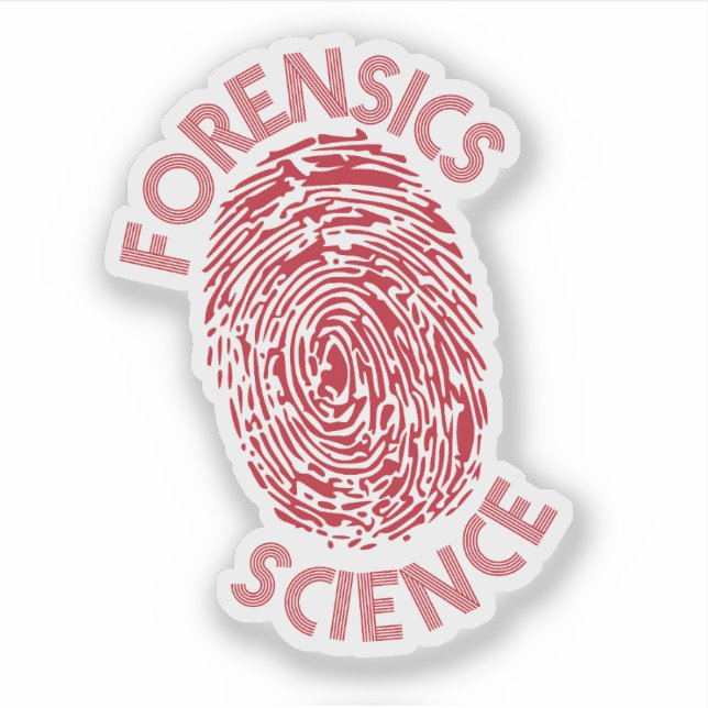 Adesivo Forensics is eloquence and reduction (Frente)
