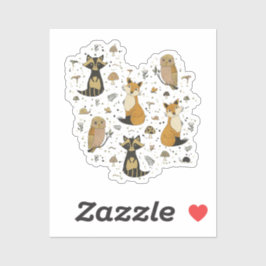 Adesivo Forest animals