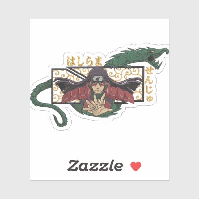 Adesivo 🌿 Forest Guardian Sticker – Anime-Inspired Warrio (Folha)