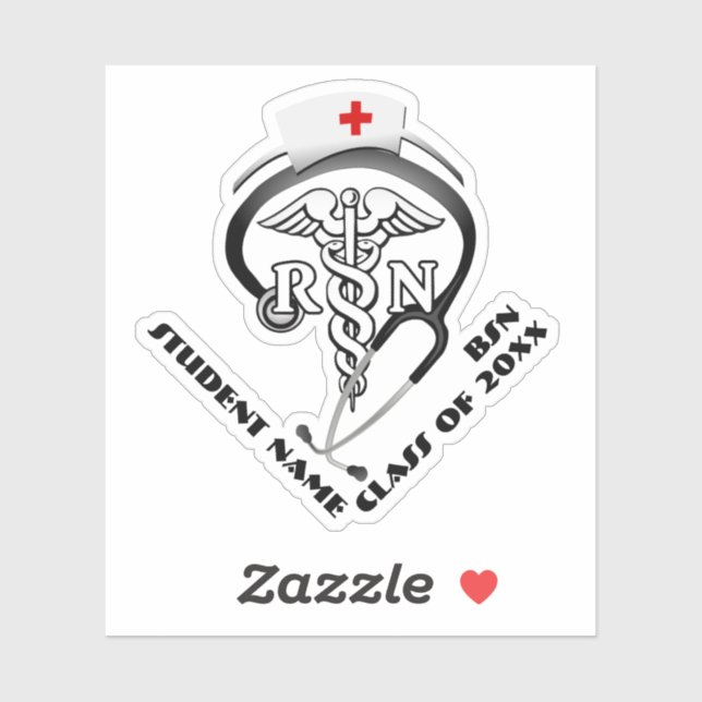 Adesivo Formando BSN - RN (Folha)