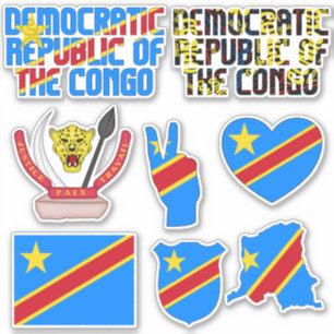 Adesivo Formas Incríveis da República Democrática do Congo