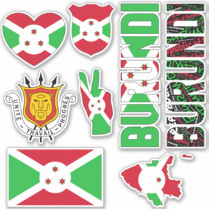 Adesivo Formas Incríveis do Burundi Símbolos Nacionais