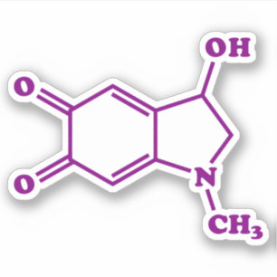 Adesivo Fórmula Química Molecular Adrenocromática