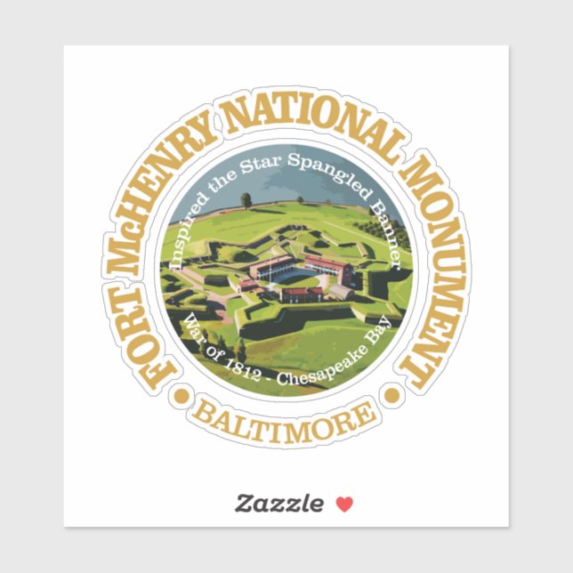 Adesivo Fort McHenry (NM) (Folha)