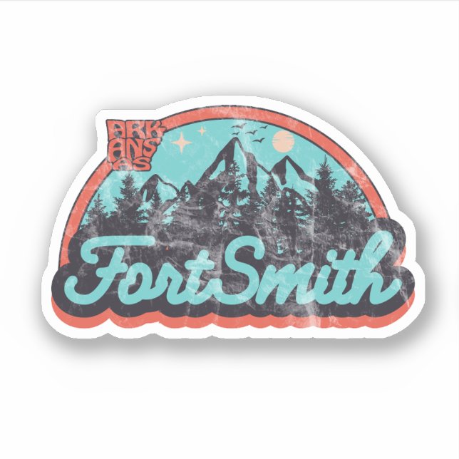 Adesivo Fort Smith, Arkansas Sticker (Frente)