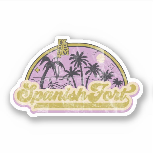 Adesivo Forte Espanhol, Alabama (Frente)