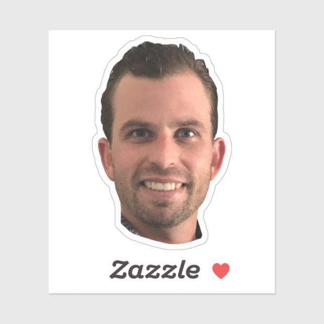 Adesivo Forte Festa de solteira de Cabeça de Foto (Folha)