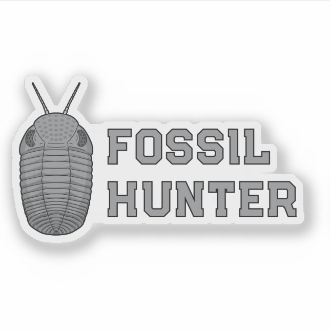 Adesivo Fossil Hunter Trilobite (Frente)