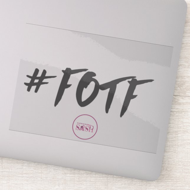 Adesivo #FOTF Clear Vinyl Sticker (Detalhe)