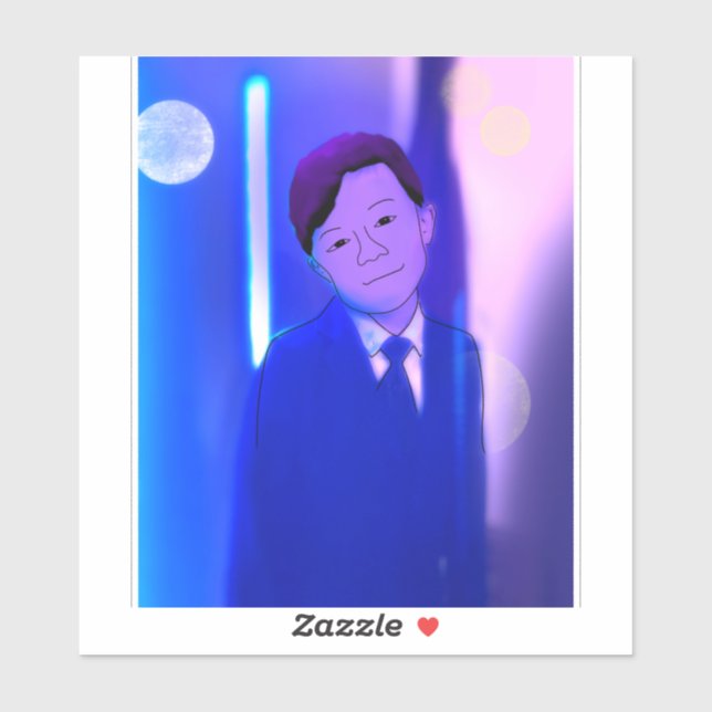 Adesivo Foto do artista (Folha)