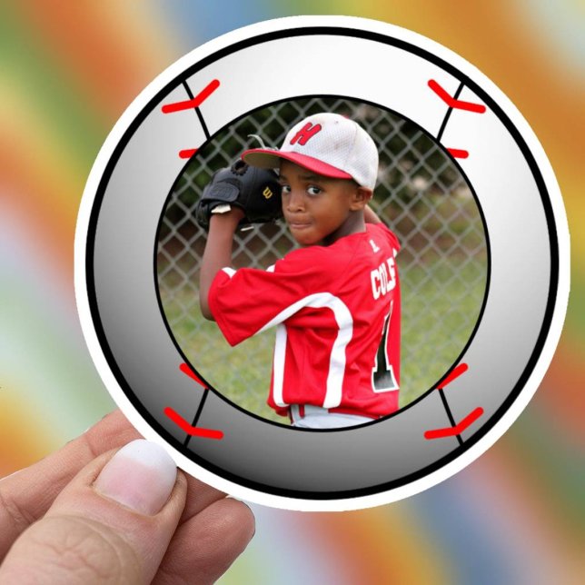 Adesivo Foto do esporte de baseball (Baseball or Softball Sticker)