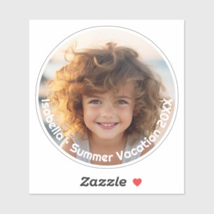 Adesivo Foto Moderna Mínima - Texto Retroativo - Pessoal