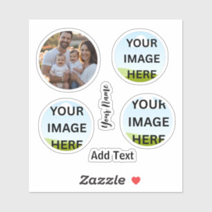 Adesivo Foto & Nome Personalizados