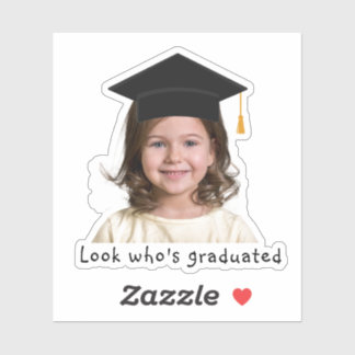 Adesivo Foto personalizada de graduada do jardim de infânc