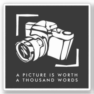 Adesivo Fotografia de mil palavras