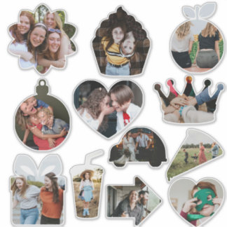 Adesivo Fotos Personalizadas Formas Divertidas e Fofas