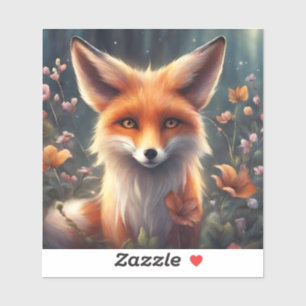 Adesivo Fox Fantasia na Natureza